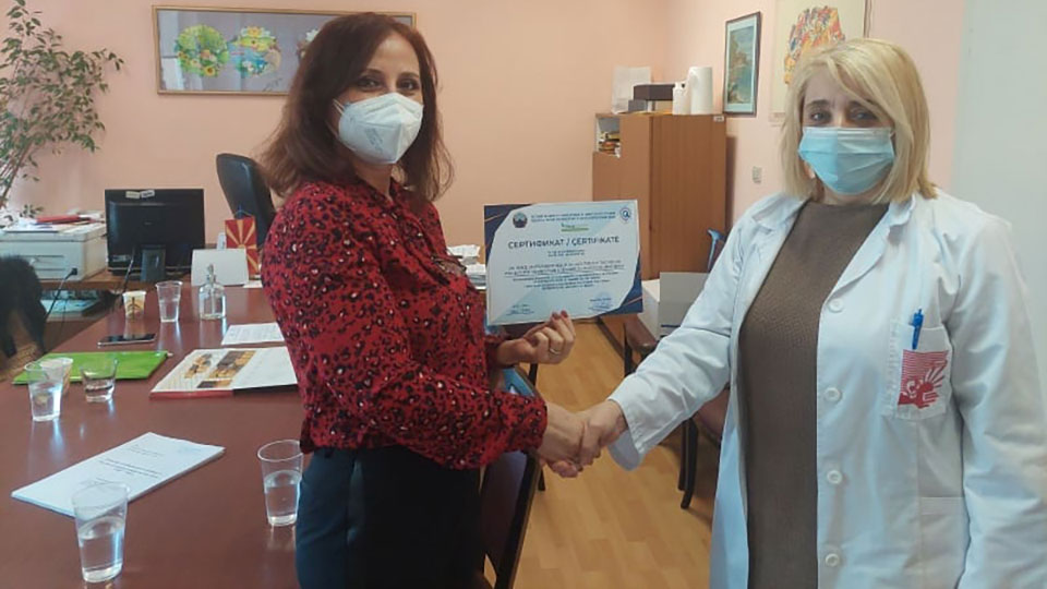 Директорката на АКАЗУМ беше во посета на ЈЗУ Завод за рехабилитација на слух, говор и глас - Скопје